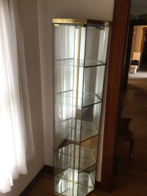 Tall Glass Display Cabinet - Image 1 of 2