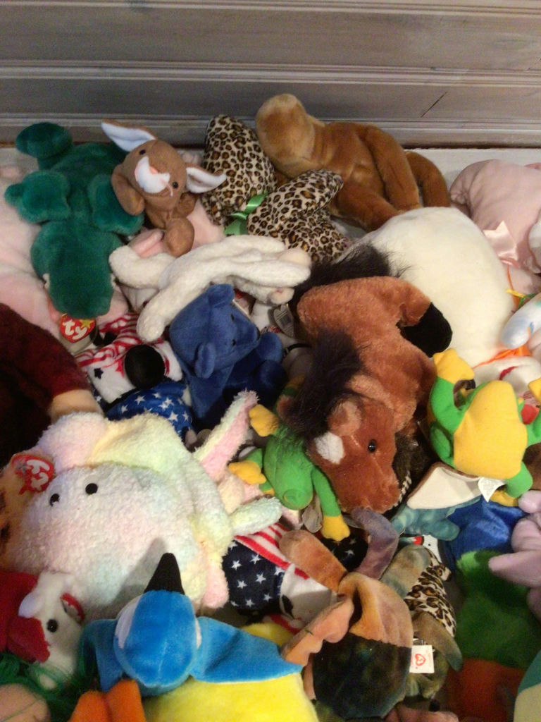 Pile of assorted plush stuffed animals - image 5 of 6