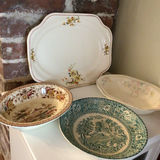 Assorted decorative ceramic plates and bowls - thumbnail 1 of 6