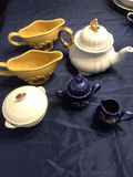 Assorted Ceramic Teapots, Creamers, and Lidded Dishes - thumbnail 1 of 6
