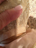 Vintage cloth doll in lace dress and bonnet - thumbnail 2 of 2