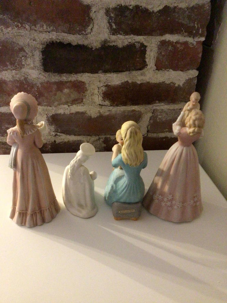 Set of four Enesco Treasured Memories porcelain figurines - image 2 of 4