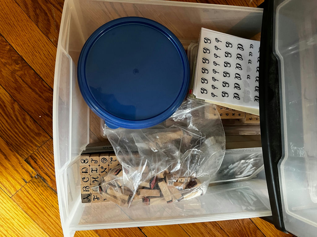 Stamping supplies in a multi-drawer organizer - image 6 of 6