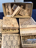 Assorted wooden stamp blocks with decorative patterns - thumbnail 4 of 6