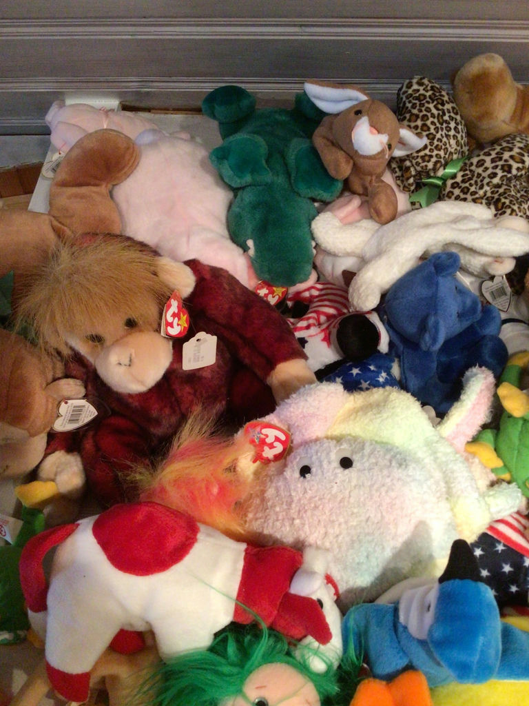 Pile of assorted plush stuffed animals - image 6 of 6