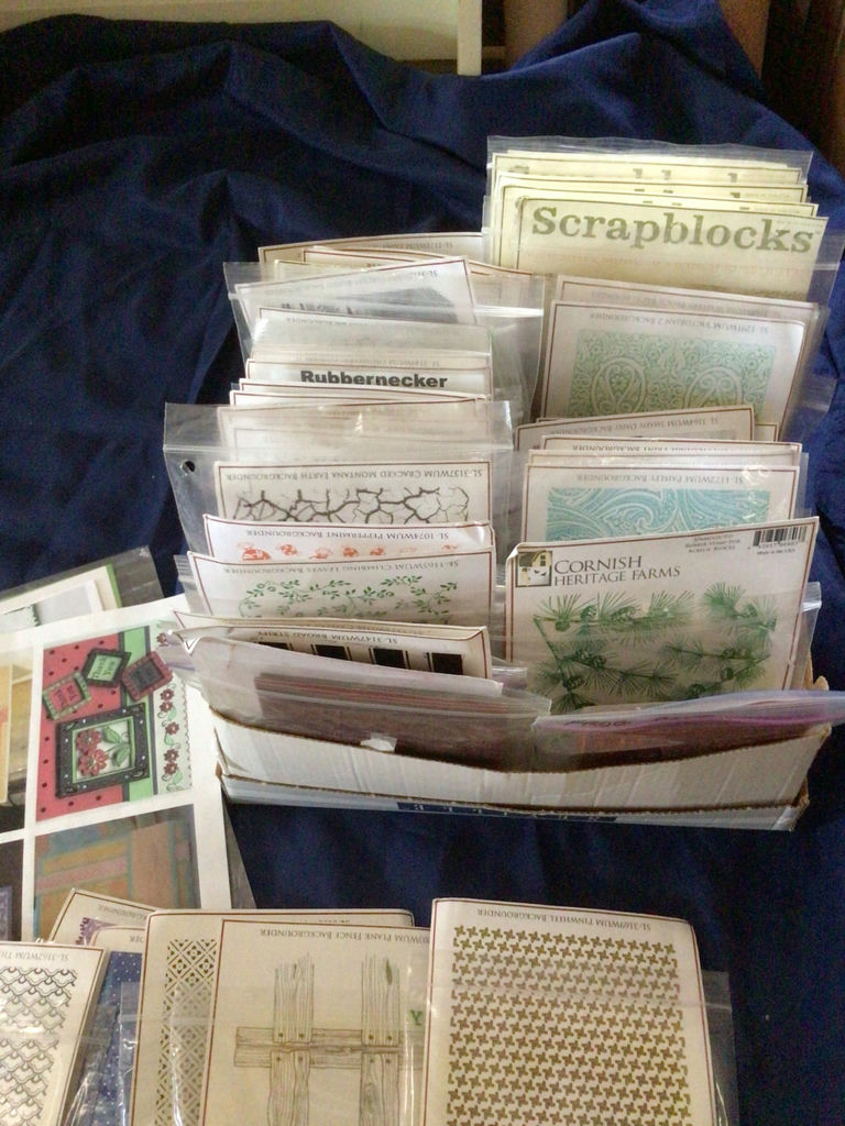Assorted rubber stamps and scrapbooking supplies - image 2 of 4