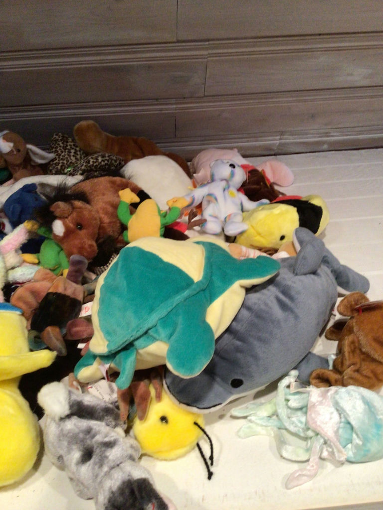 Pile of assorted plush stuffed animals - image 3 of 6