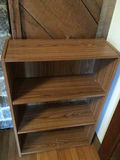 Wooden four-shelf bookcase - thumbnail 1 of 2