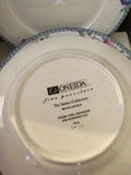Blue Gibson bowls and Oneida Blue Lattice dinnerware - thumbnail 4 of 5