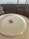 Floral porcelain dinnerware set with teacups, saucers, plates and serving dish - thumbnail 7 of 8