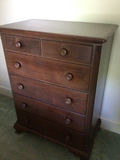 Dark wooden chest of drawers - thumbnail 2 of 2