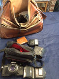 Vintage 35mm camera gear set with Minolta X-700 and accessories - thumbnail 2 of 6