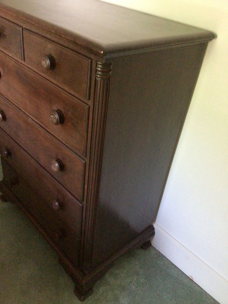 Dark wooden chest of drawers - image 1 of 2
