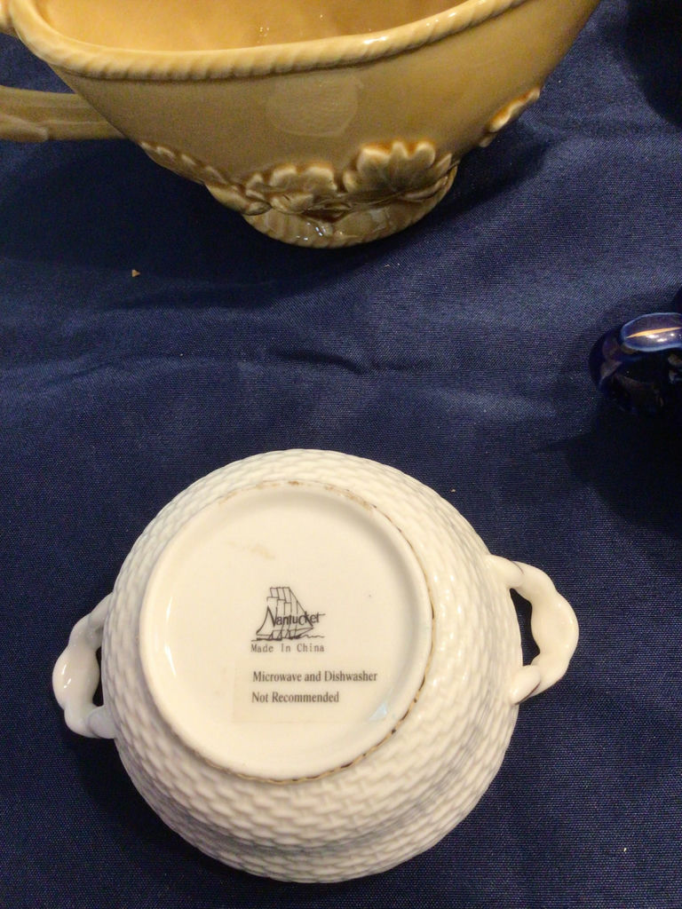 Assorted Ceramic Teapots, Creamers, and Lidded Dishes - image 4 of 6