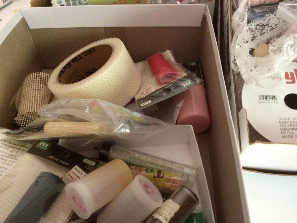 Assorted craft supplies and embellishments - image 4 of 7