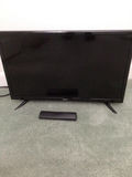 Flat-screen television with remote - thumbnail 1 of 1