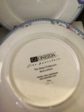 Blue Gibson bowls and Oneida Blue Lattice dinnerware - thumbnail 5 of 5