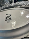 Harkerware blue-gray dinnerware set with braided edge - thumbnail 6 of 6