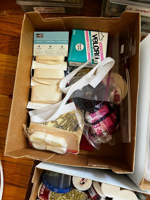 Assorted Craft Supplies and Beading Materials - Image 1 of 5