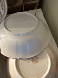 Floral porcelain bowls and plates set - thumbnail 4 of 5