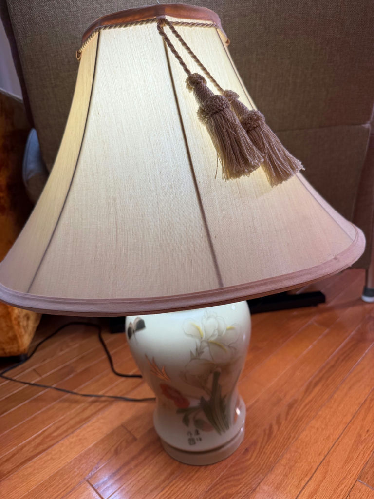 Ceramic Table Lamp with Fabric Shade - image 1 of 4