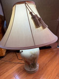 Ceramic Table Lamp with Fabric Shade - thumbnail 1 of 4