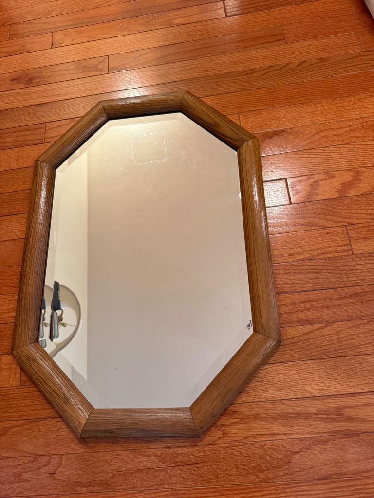 Octagonal Wall Mirror - image 1 of 3