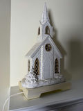 White Church Village House Decoration - thumbnail 1 of 2