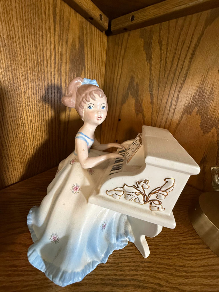 Ceramic Figurines and Brass Carousel Horse - image 5 of 6