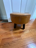 Round Upholstered Footstool - thumbnail 1 of 3