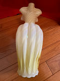 Opaque Glass Ruffled Vase - thumbnail 2 of 3