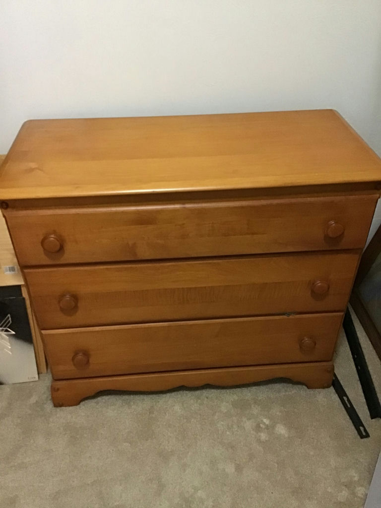 Wooden Three-Drawer Dresser - image 1 of 1