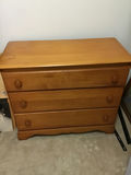Wooden Three-Drawer Dresser - thumbnail 1 of 1