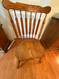Round Wooden Dining Table with Four Chairs - thumbnail 4 of 7