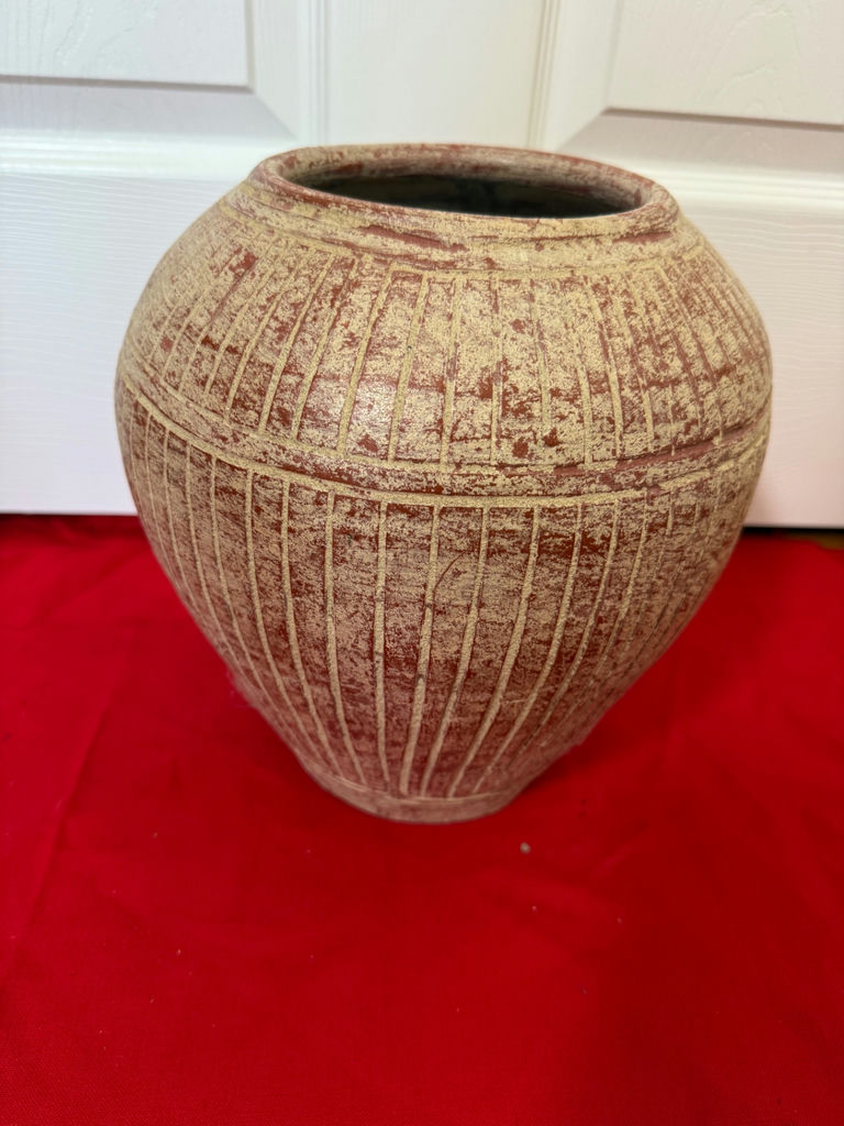 Textured Ceramic Vase - image 1 of 3