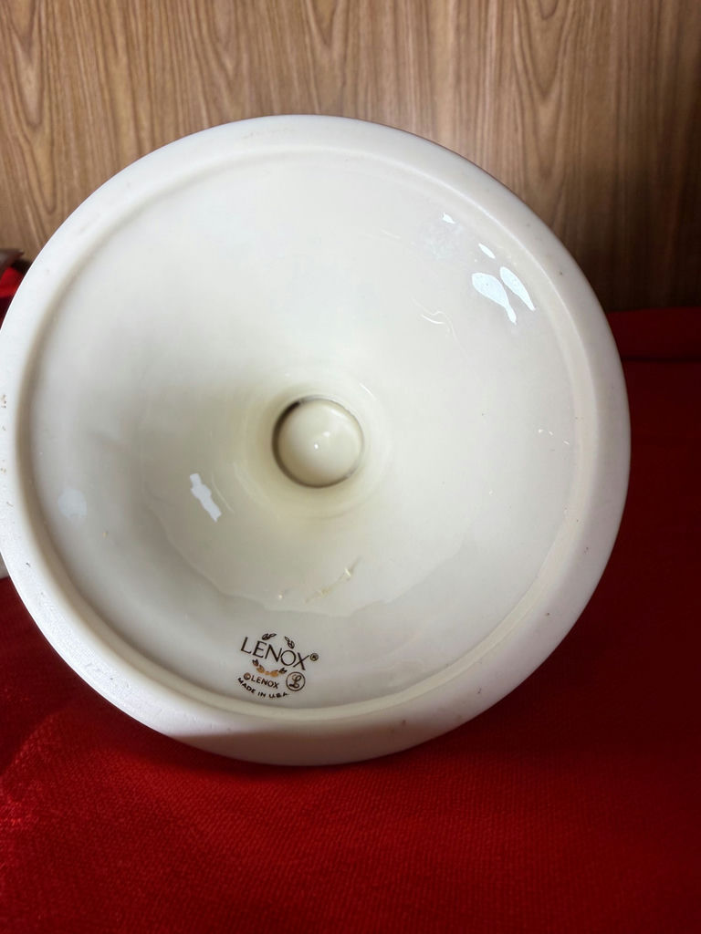 Pair of Lenox Ceramic Candle Holders - image 3 of 3