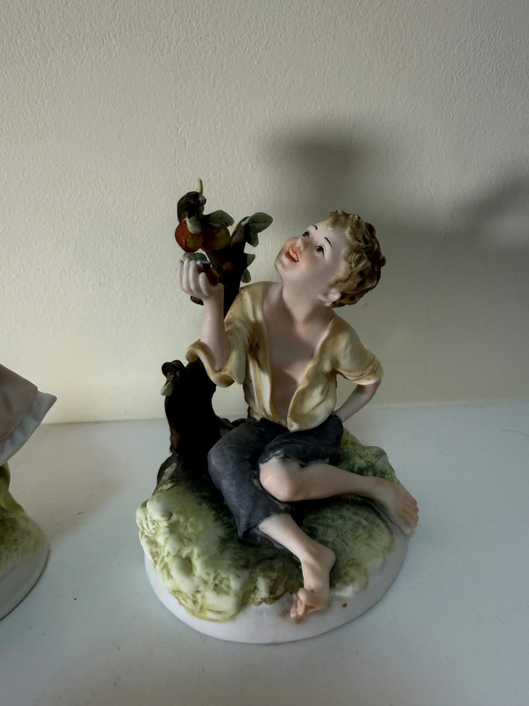 Pair of Porcelain Child Figurines - image 2 of 4