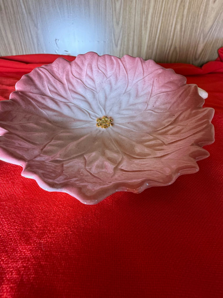 Ceramic Decorative Bowl and White Glass Candle Holder - image 2 of 5