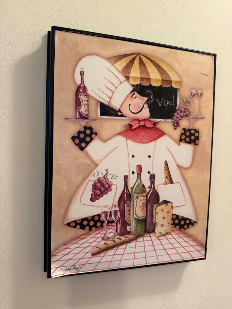 Framed Chef Kitchen Wall Art Prints - image 1 of 2