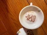Clarence Bone China Floral Creamer, Bowl, and Cup - thumbnail 4 of 4
