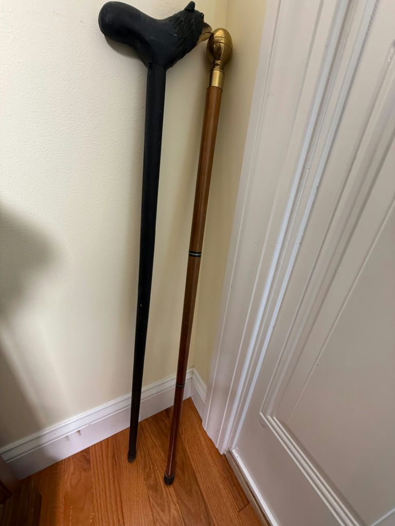 Two Decorative Walking Canes - image 1 of 3