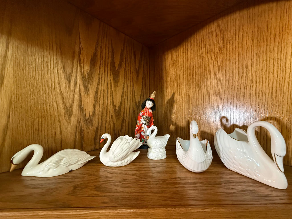 Collection of Ceramic Swan Figurines - image 1 of 3