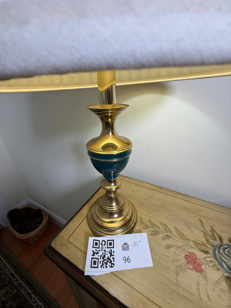 Table Lamp with Pleated Shade - image 4 of 4