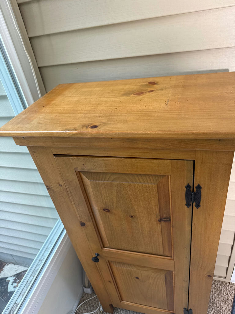 Wooden Storage Cabinet - image 2 of 3