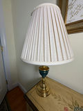 Table Lamp with Pleated Shade - thumbnail 1 of 4