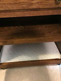 Wooden Cabinet with Drawers and Glass Doors - thumbnail 4 of 5