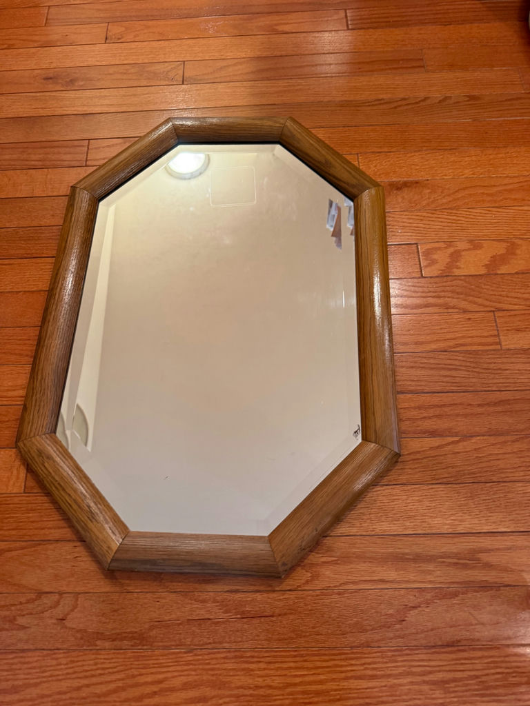 Octagonal Wall Mirror - image 2 of 3