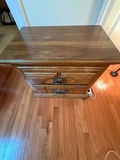 Wooden Two-Drawer Nightstand - thumbnail 1 of 4