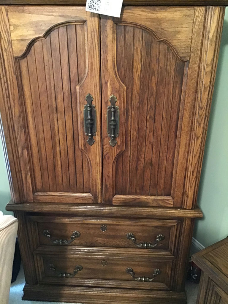 Wood Cabinet Armoire with Drawers - image 1 of 3