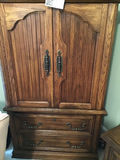 Wood Cabinet Armoire with Drawers - thumbnail 1 of 3